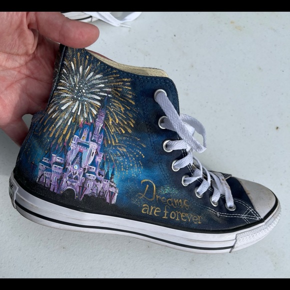Disney Converse High-Top Sneakers with Canvas Interior - Picture 3 of 14